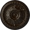 Ekena Millwork Oslo Ceiling Medallion (Fits Canopies up to 7 5/8"), Hand-Painted Bronze, 38 3/8"OD x 2 7/8"P CM38OSBZS - alternate 1